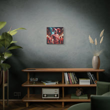 Load image into Gallery viewer, Halloween Themed Canvas Art, Spooky Decor, Unique Wall Hanging, Haunted House Artwork, Gift for Halloween Lovers, Fright Night Decor
