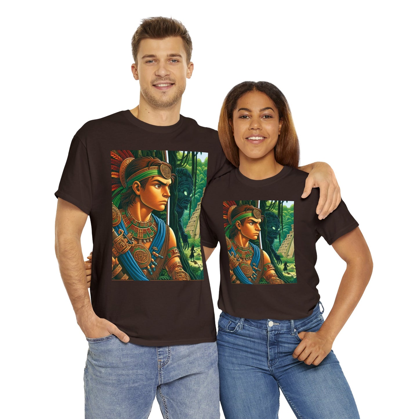 Virgo Aztec (1) Unisex Heavy Cotton Tee