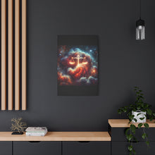 Load image into Gallery viewer, Cosmic Balance Canvas Wall Art - Celestial Decor, Zodiac Gift, Space Wall Art, Libra Astrology, Home Aesthetic
