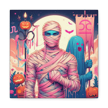 Load image into Gallery viewer, Canvas Art - Halloween Libra Astrology Mummy
