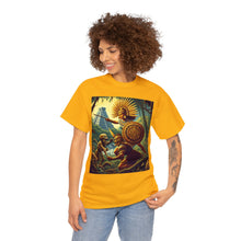 Load image into Gallery viewer, Leo Aztec (F1) Unisex Heavy Cotton Tee
