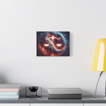 Load image into Gallery viewer, Cosmic Balance Wall Art, Celestial Scales Canvas, Astrology Decor, Universe Inspired Home Decor, Gift for Libra Enthusiasts
