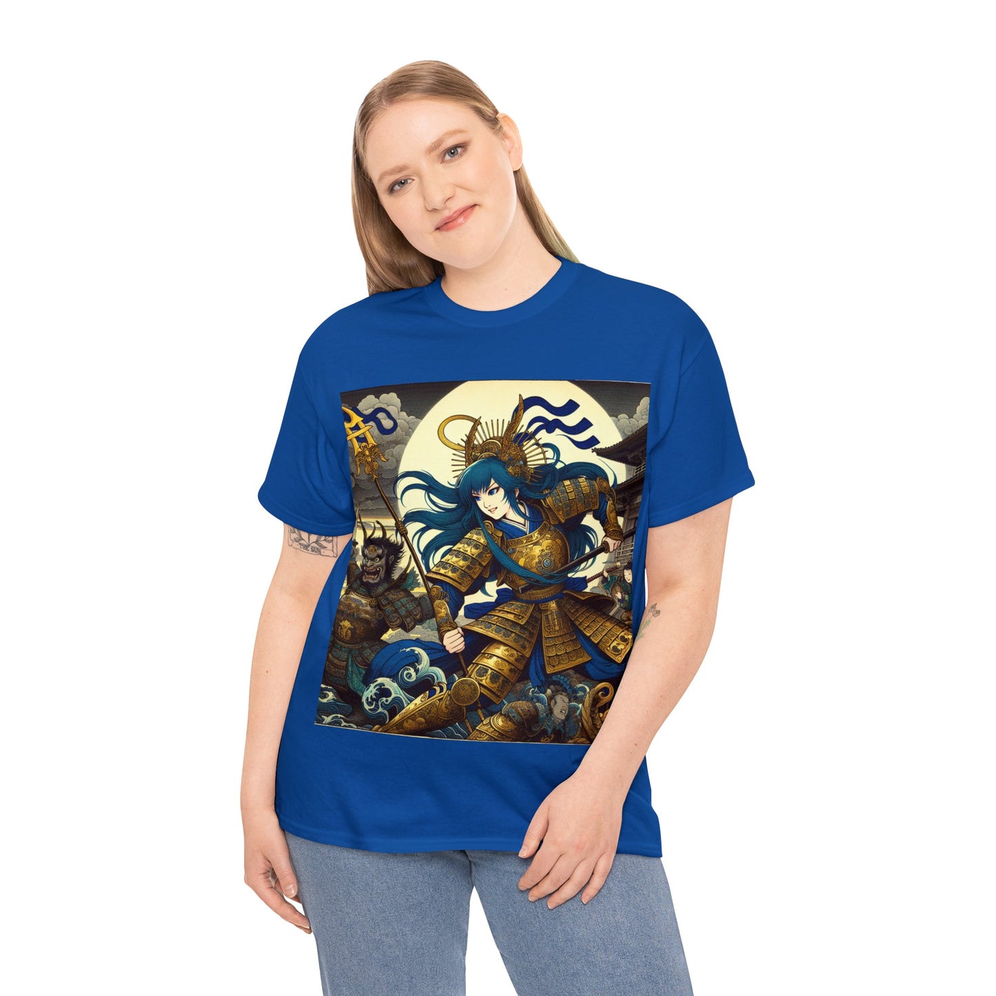 Samurai Aquarius (F1) Unisex Heavy Cotton Tee