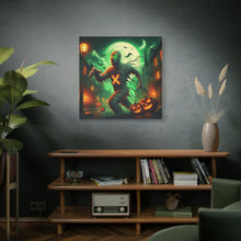 Load image into Gallery viewer, Spooky Halloween Wall Art Canvas, Mummy Decor for Fall, Halloween Party Decoration, Frightening Home Decor, Unique Gift Idea
