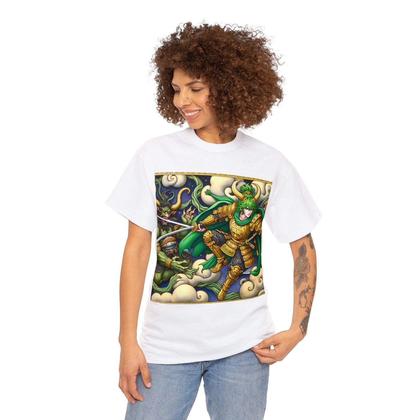 Samurai Taurus (4) Unisex Heavy Cotton Tee