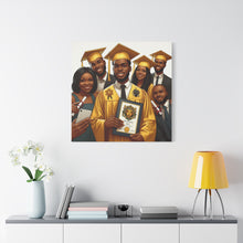 Load image into Gallery viewer, Graduation Celebration Canvas Art, Custom Wall Decor for Graduates, Gift for Newly Graduated, Inspirational Graduate Wall Art, [...]
