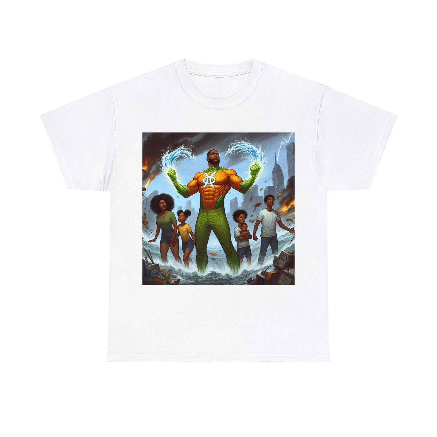 Pisces Father's Day (4) Unisex Heavy Cotton Tee