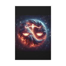 Load image into Gallery viewer, Cosmic Balance Wall Art, Celestial Scales Canvas, Astrology Decor, Universe Inspired Home Decor, Gift for Libra Enthusiasts
