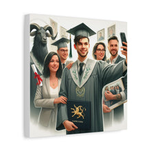 Load image into Gallery viewer, Graduation Canvas Print, Gift for Grads, Wall Art for Celebrations, Proud Graduate Decor, Customizable Artwork
