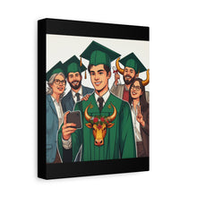 Load image into Gallery viewer, Graduation Canvas Art, Custom Grad Gift, Wall Decor, Graduation Celebration, Personalized Graduation Print
