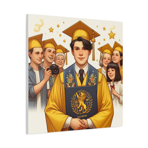 Graduation Canvas Art, Wall Décor, Gift for Grads, Celebration Artwork, Inspirational Home Decor