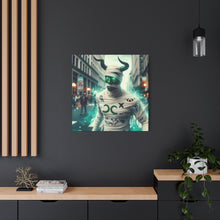 Load image into Gallery viewer, Canvas Print: Halloween Taurus Mummy
