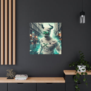Canvas Print: Halloween Taurus Mummy