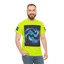 Load image into Gallery viewer, Aquarius Galaxy Themed Unisex Heavy Cotton Tee, Cosmic T-Shirt, Sci-Fi Apparel, Unique Space Graphic Tee, Gifts for Star Wars Lovers, Trendy [...]
