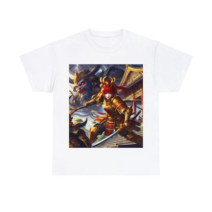 Samurai Aries (F3) Unisex Heavy Cotton Tee