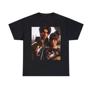 Unisex Scorpio Couple (2) Heavy Cotton Tee