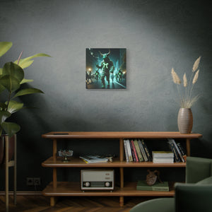 Mystical Taurus Canvas Wall Art, Zodiac Decor, Home Wall Decoration, Gift for Astrology Lovers, Unique Art Piece