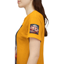 Load image into Gallery viewer, Cosmic Libra Justice Tee, Celestial Balance Shirt, Astrology Themed T-Shirt, Gift for Science Lovers, Unisex Heavy Cotton Tee

