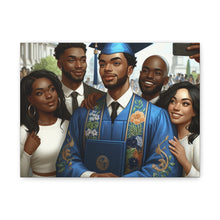 Load image into Gallery viewer, Graduation Celebration Canvas Wall Art, Personalized Gift, Home Décor, Graduation Keepsake, Unique Family Portrait
