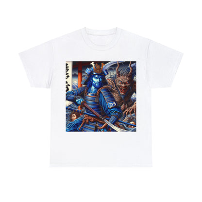 Samurai Aquarius (3) Unisex Heavy Cotton Tee