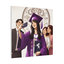 Load image into Gallery viewer, Graduation Canvas Art Print, Perfect Gift for Graduates, Wall Decor for Celebration, Home Office Decoration, Unique Graduation Gift
