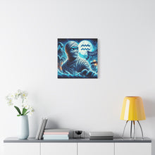 Load image into Gallery viewer, Mummy-Themed Canvas Art, Perfect for Halloween and Spooky Decor, Unique Home Wall Art, Great Gift for Horror Lovers, Halloween Decor
