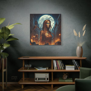 Canvas Print - Halloween Virgo Astrology Mummy