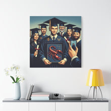 Load image into Gallery viewer, Graduation Canvas Wall Art, Perfect Gift for Graduates, Customizable Graduation Gift, College Decor, Graduation Celebration Decor
