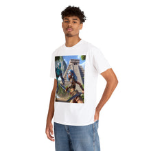 Load image into Gallery viewer, Aquarius Aztec (F3) Unisex Heavy Cotton Tee
