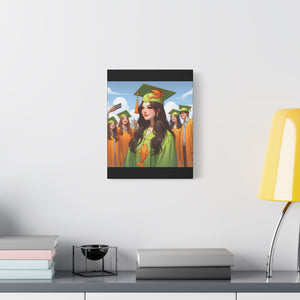 Graduation Canvas Art, Unique Gift for Grads, Home Decor, Wall Art, Motivational Art