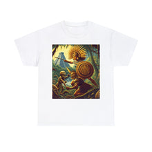 Load image into Gallery viewer, Leo Aztec (F1) Unisex Heavy Cotton Tee
