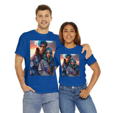 Load image into Gallery viewer, Unisex Aquarius Couple (1) Heavy Cotton Tee
