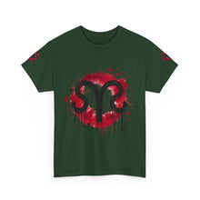 Load image into Gallery viewer, Bold Graphic Aries T-Shirt, Unisex Tee for Astrology Lovers, Unique Gift for Birthdays, Casual Wear, Statement Piece
