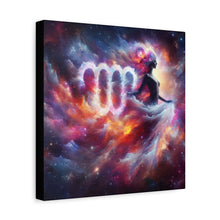 Load image into Gallery viewer, Cosmic Virgo Canvas Art, Zodiac Wall Decor, Astrology Gift for Her, Spiritual Home Decor, Artistic Virgo Print
