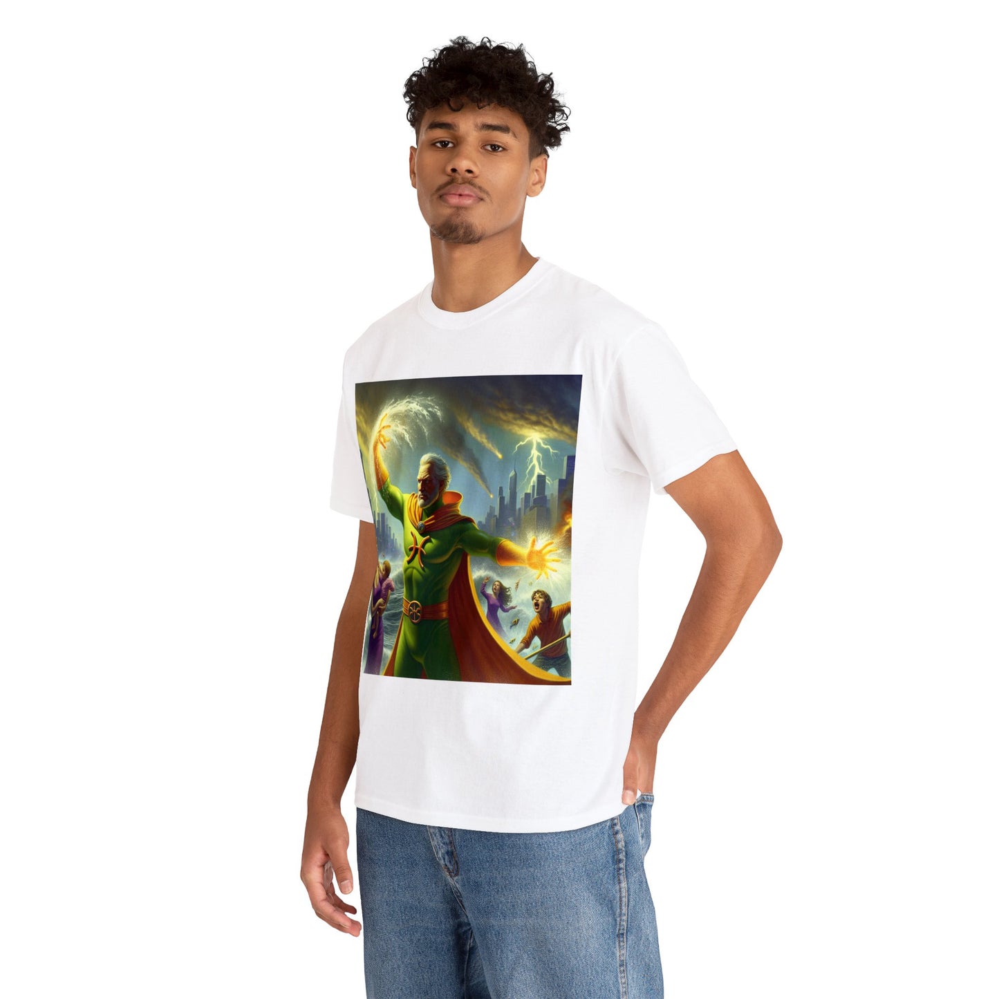 Pisces Father's Day (3) Unisex Heavy Cotton Tee