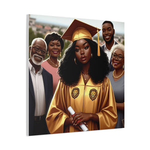 Graduation Celebration Canvas