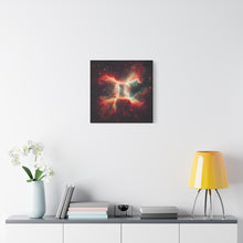Load image into Gallery viewer, Celestial Canvas Wall Art, Starry Decor, Zodiac Home Accent, Gift for Astrology Lovers, Galaxy Art Print, Cosmic Wall Decor
