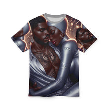 Load image into Gallery viewer, Cosmic Love Unisex Cut &amp; Sew Tee - Perfect Gift for Cancer Zodiac Fans
