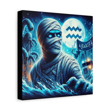 Load image into Gallery viewer, Mummy-Themed Canvas Art, Perfect for Halloween and Spooky Decor, Unique Home Wall Art, Great Gift for Horror Lovers, Halloween Decor
