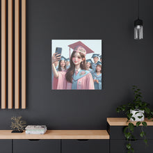 Load image into Gallery viewer, Graduation Canvas Print, Inspirational Wall Art, Personalized Gift, College Decor, Graduation Celebration

