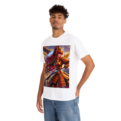 Samurai Aries (F2) Unisex Heavy Cotton Tee