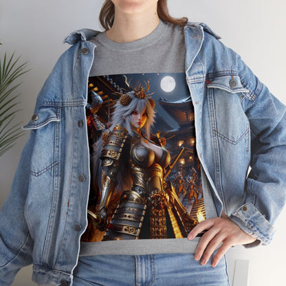 Samurai Cancer (F1) Unisex Heavy Cotton Tee