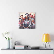 Load image into Gallery viewer, Cancer Zodiac Graduation Canvas Art, Personalized Gift for Graduates, Unique Home Decor, Wall Art, Graduation Gift Idea
