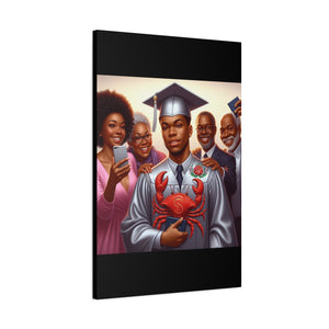 Graduation Celebration Canvas Art, Family Portrait, Graduation Gift, Wall Decor, Home Decoration, College Graduation