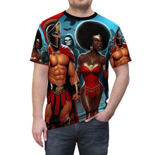 Load image into Gallery viewer, Aries Halloween (2) Unisex Cut &amp; Sew Tee (AOP)
