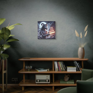 Canvas Print - Halloween Capricorn Astrology Mummy