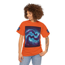 Load image into Gallery viewer, Aquarius Galaxy Themed Unisex Heavy Cotton Tee, Cosmic T-Shirt, Sci-Fi Apparel, Unique Space Graphic Tee, Gifts for Star Wars Lovers, Trendy [...]
