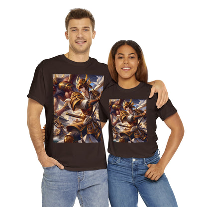 Samurai Virgo (3) Unisex Heavy Cotton Tee