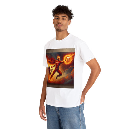 Aries Father's Day (4) Unisex Heavy Cotton Tee