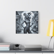 Load image into Gallery viewer, Canvas Print - Halloween Capricorn Astrology Mummy
